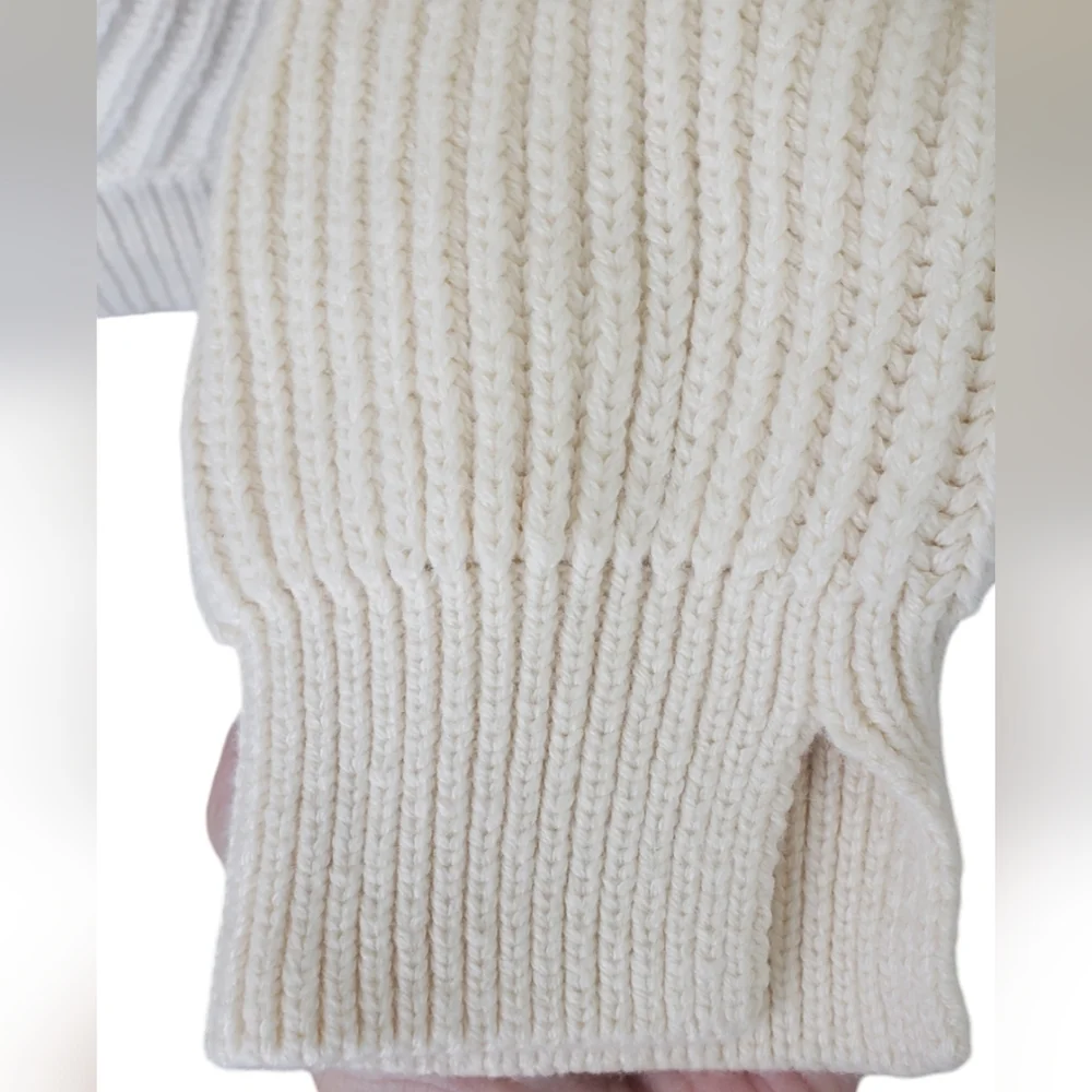 COPY - Marine Layer Skylar Turtleneck Sweater in Ivory - Picture 12 of 13